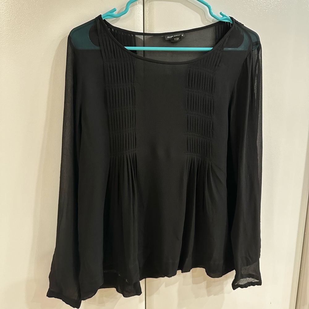 Club Monaco Sheer Blouse (small)